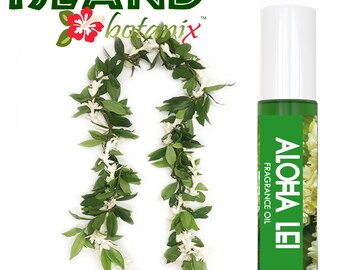 Aloha Lei Perfume Oil: Tuberose Jasmine Floral Scent 10 mL Fragrance Roller