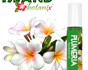 Plumeria Perfume Body Oil: Fresh Floral Bouquet, 10 mL Fragrance