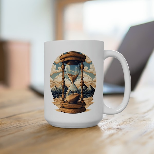 Hourglass Mug, Days of our Lives Coffee Mug, Socrates Quote, Hourglass Coffee Mug, Days of our Lives Mug, Philosophy Mug, Philosophical Mug