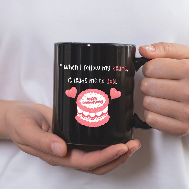 Happy Anniversary Mug, Cute Anniversary Present, Anniversary Gift, Cute