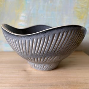 Blue Stoneware Bowl