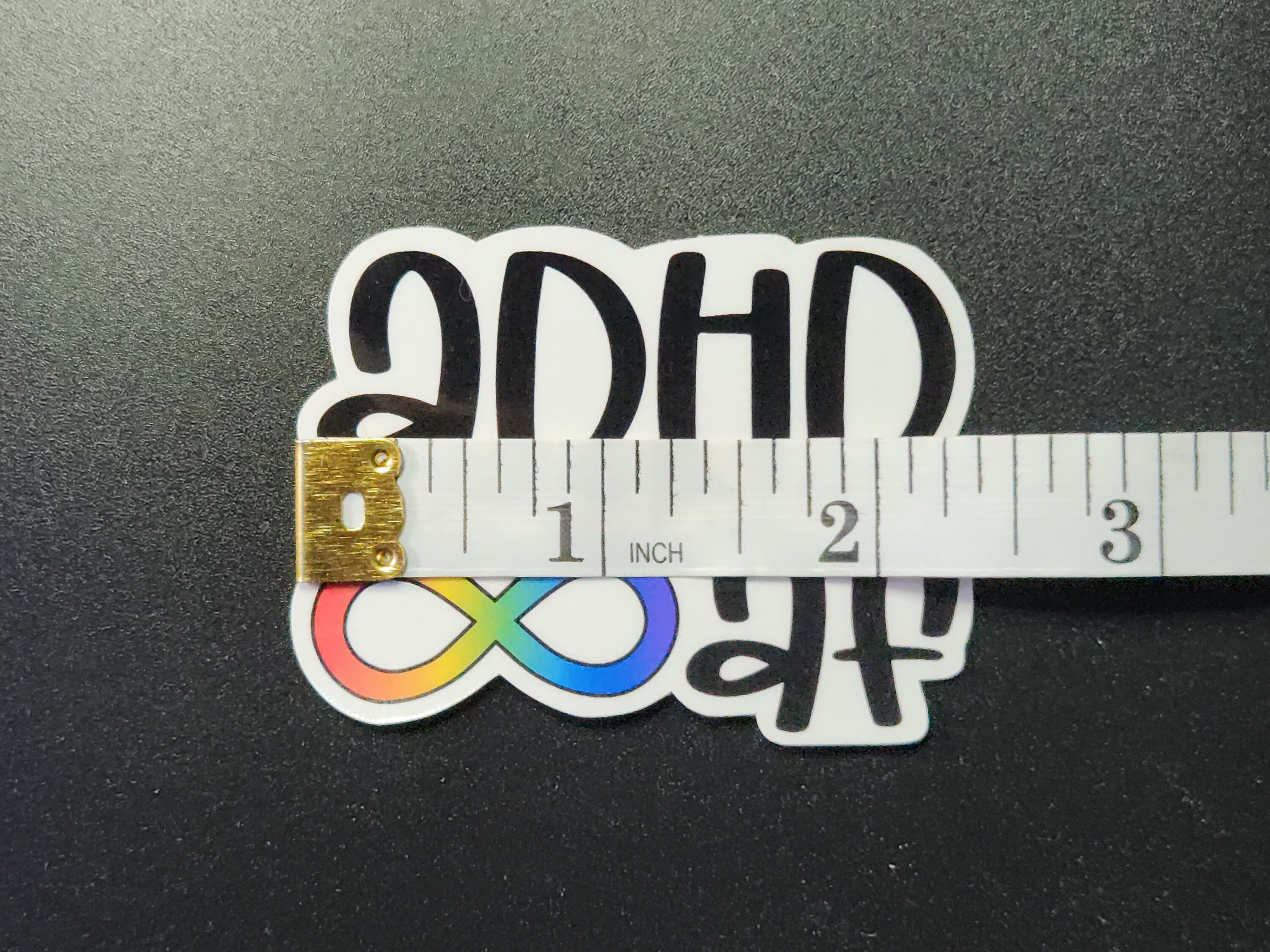 Neurospicy ADHD ASD Vinyl Sticker - 5 Inch Car Laptop Decal For Neurodiversity Pride