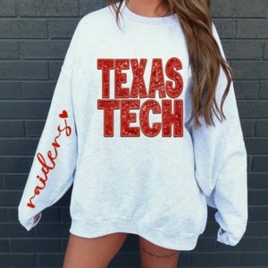 Game day texas sweatshirt! (This is a print not real sequence and embroidery)