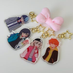 Vivid BAD SQUAD 2.5&quot; Acrylic Charm Keychain  (Project Sekai Colorful Stage) — Akito Shinonome An Shiraishi Toya Aoyagi Kohane Azusawa