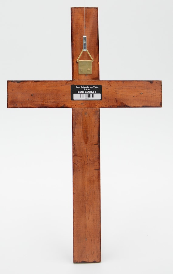 Hand Carved Wood Cross 12