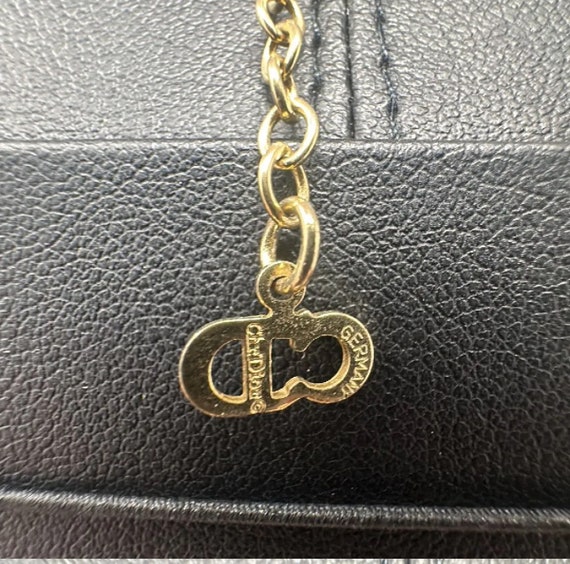 Christian Dior logo, gold tone, necklace vintage - image 2