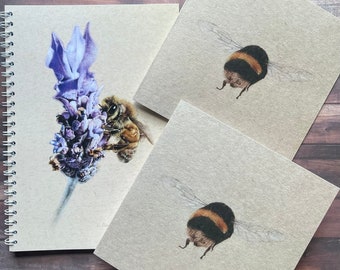 Lot de carnets et de cartes Abeille