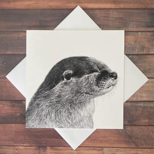 Loutre - Carte de voeux (Henry)