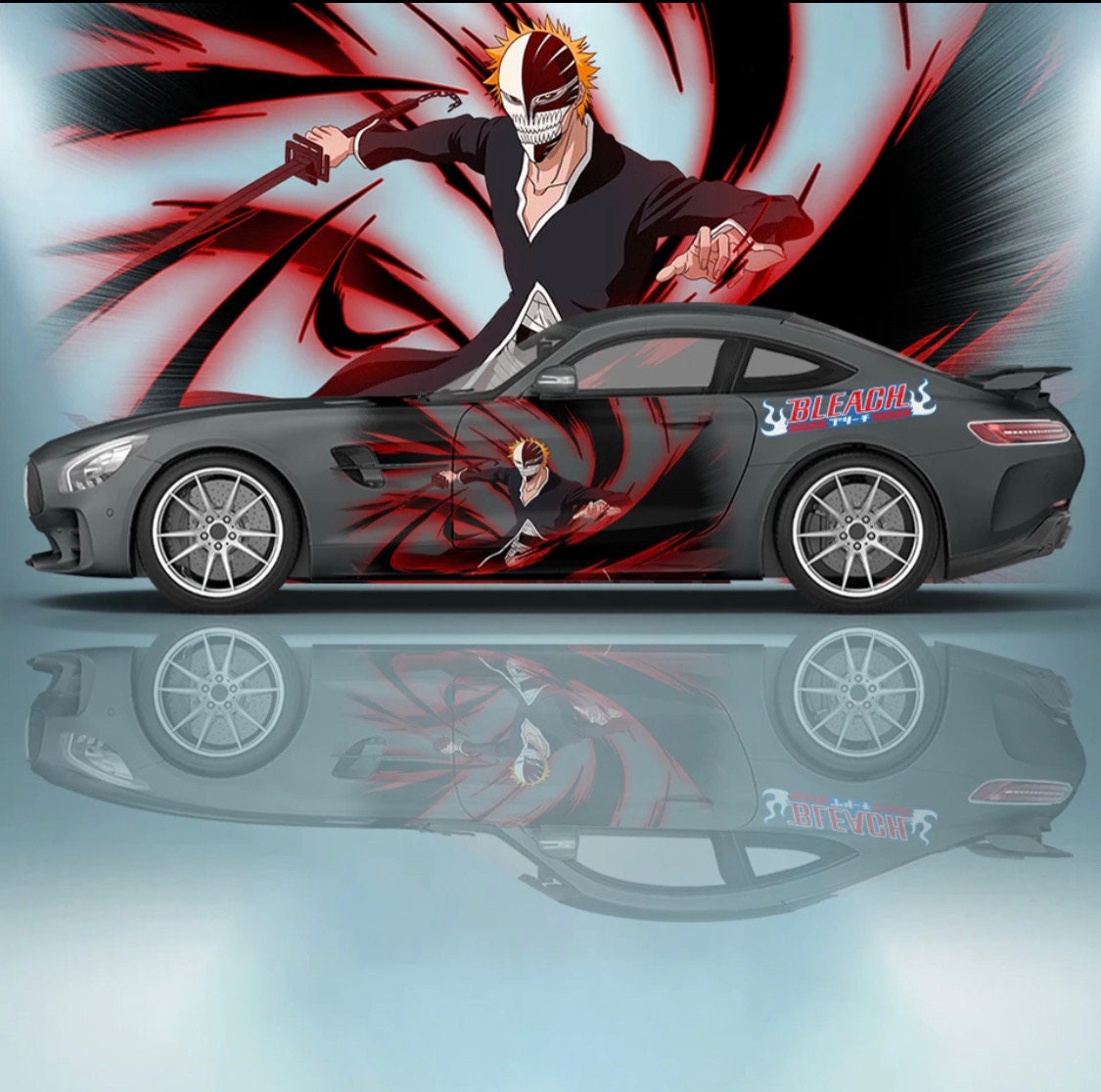 Anime Vehicle Livery Japanese Theme Side Car Wrap Cast Vinyl Etsy