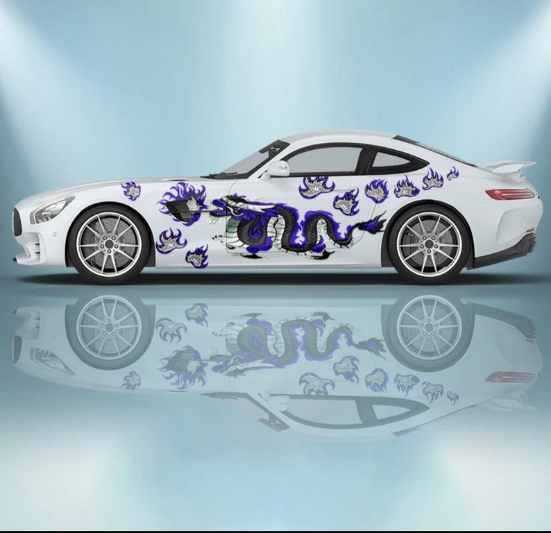 Dragon JDM Samurai Car Decal Universal Fit Custom Car Decals for All