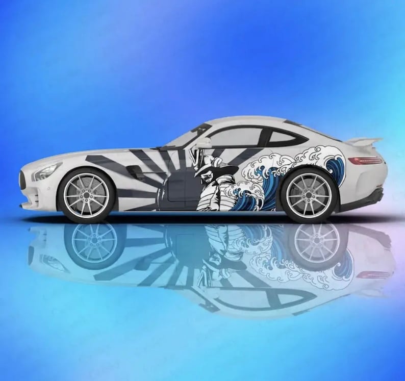 JDM Samurai Decal for Car, Samurai Side Car Decals, Cool Car Decals