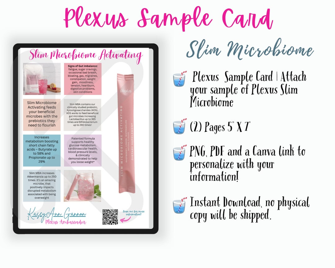 plexus-sample-card-slim-microbiome-slim-mb-customize-w-canva-plexus-swag-etsy