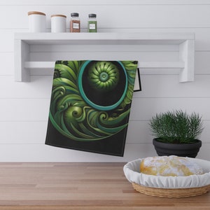 New Zealand Koru Kitchen Towel