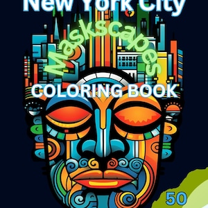 New York City Coloring Book NYC Illustrations Book New York City Skylines Coloring Book Gift for NYC Lover Book I Love NYC Instant Download