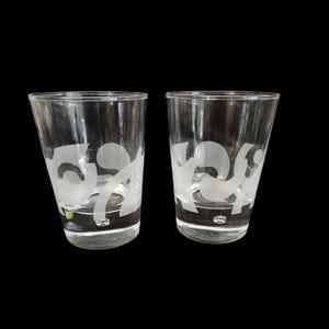 Baileys Irish Cream Whiskey Controlled BubbleBar Glassware Set of 2