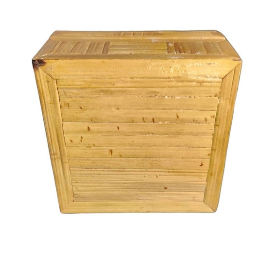 Butterfly Wood Trinket Jewelry Box - image 7