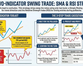 The Ultimate Swing Trading Cheat Sheet: SMA & RSI Strategy