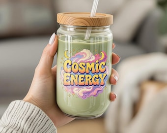 Cosmic Energy Tumblers, Celestial Drinking Cup, Starry Night Motivation, Inspirational Galaxy Vibes, Moon Star Design