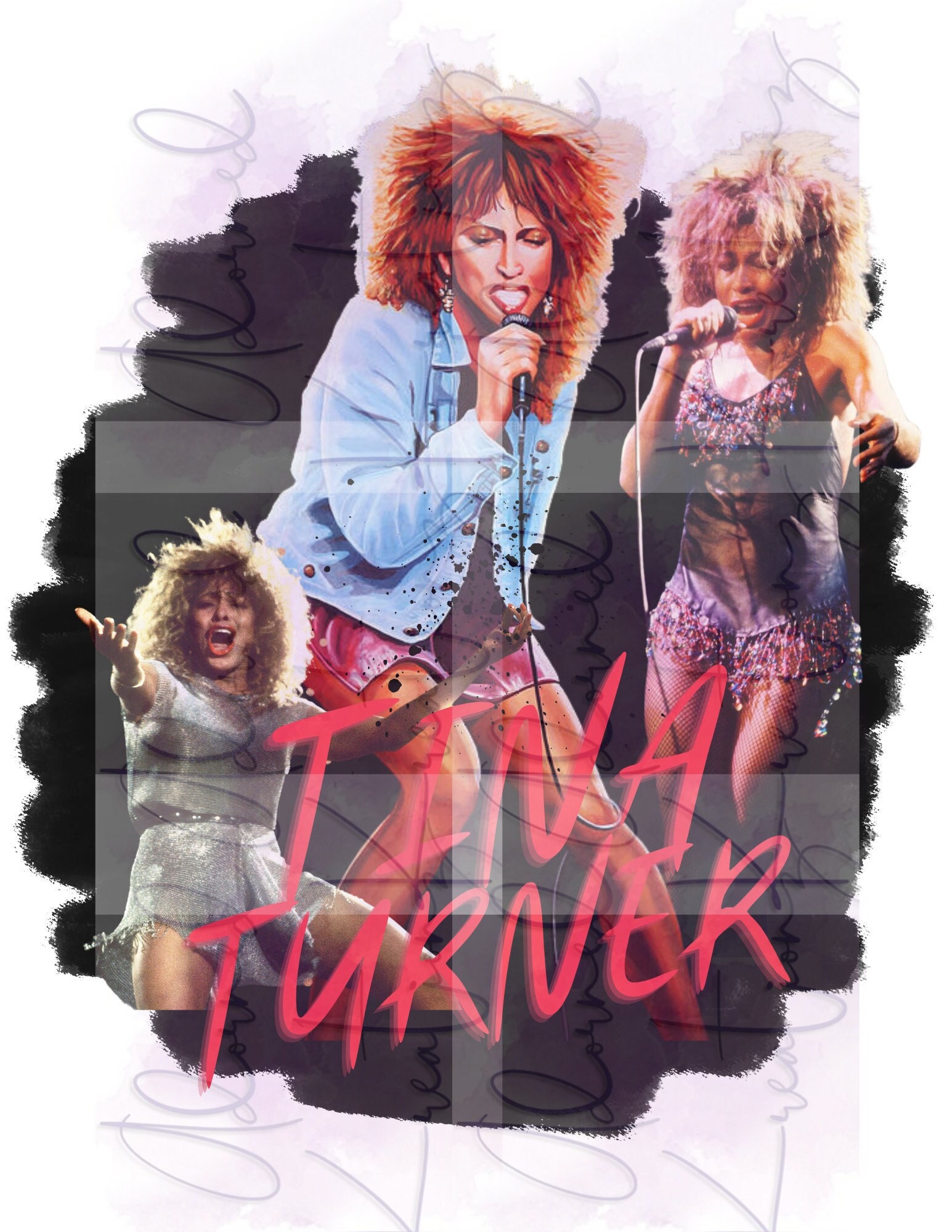 Tina Turner JPG and Transparent PNG Digital File instant - Etsy