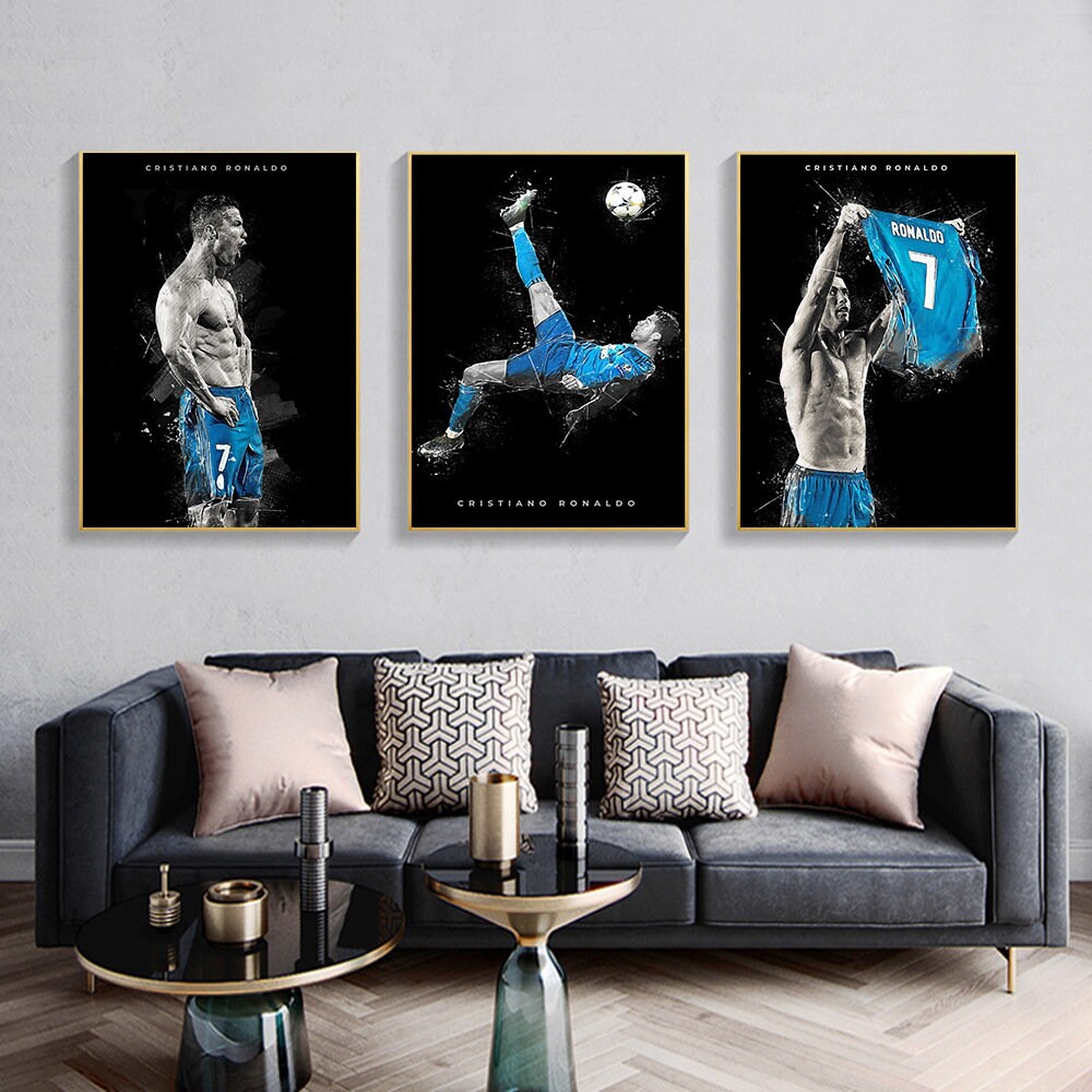 Real Madrid F.C.CR7 IS A LEGEND 5 Panel Canvas Wall Art Prints Picture – GL  Canvas Print Art