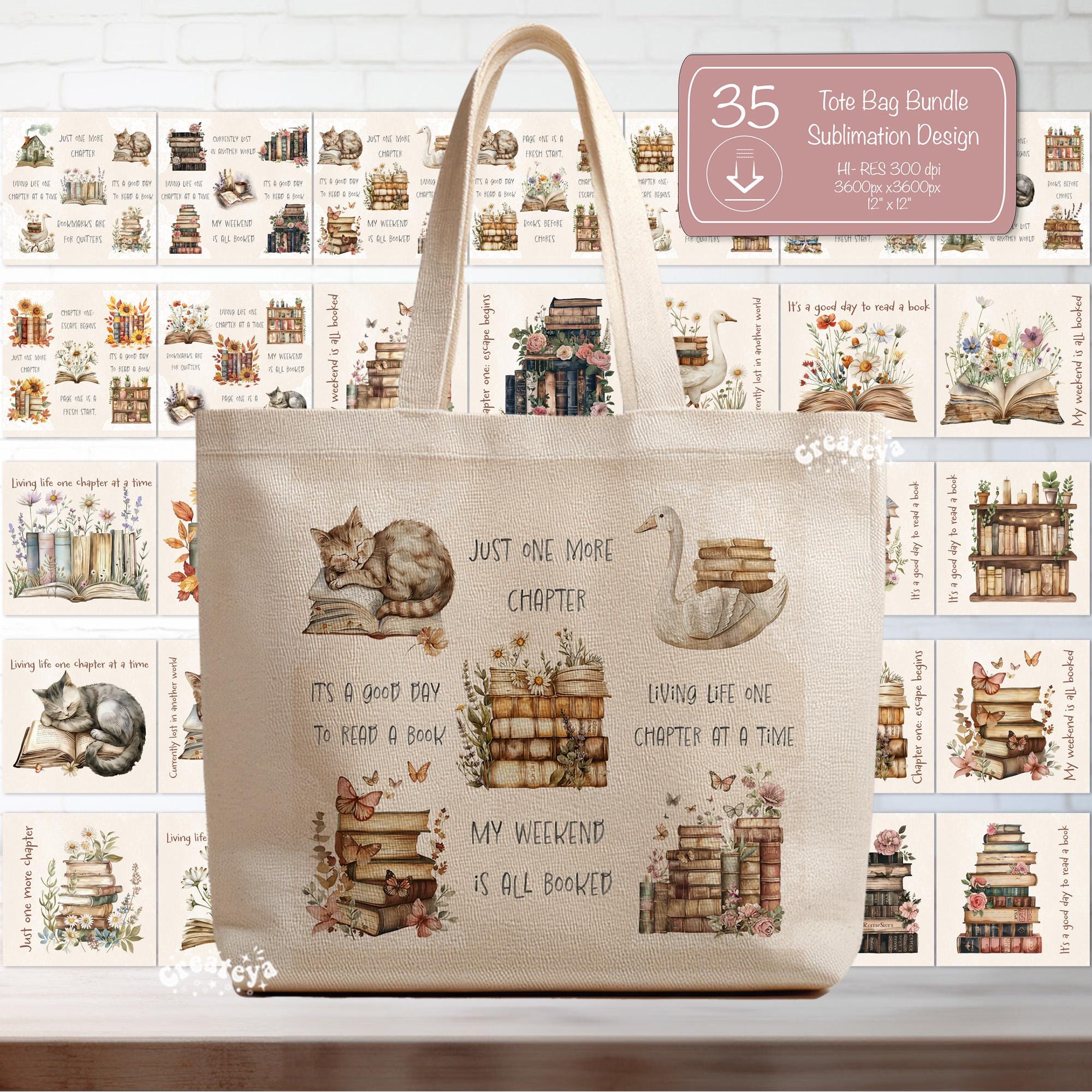 Vintage book tote bag - Etsy 日本