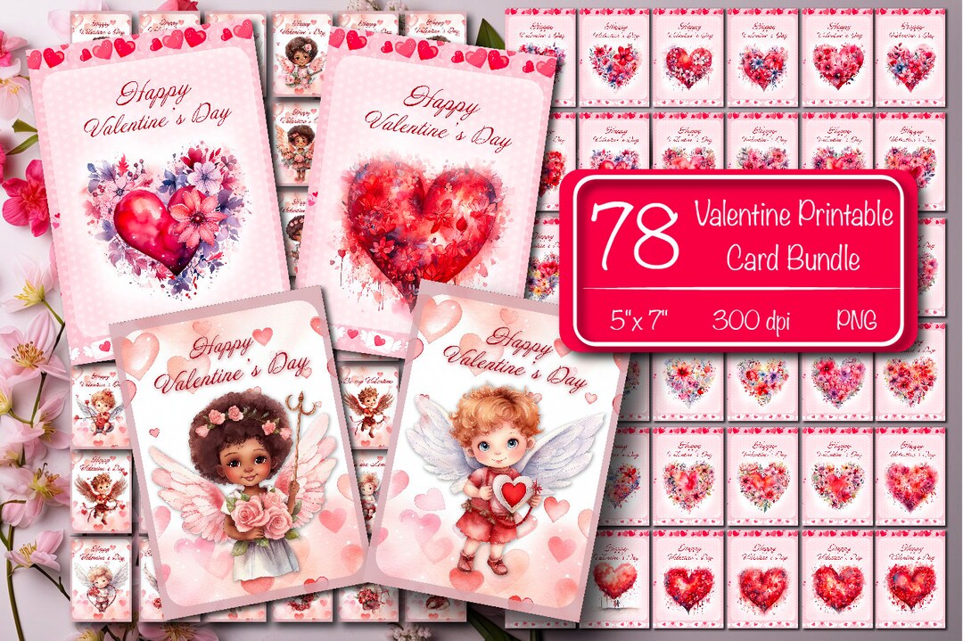 Valentine's Day Card Printable Valentine Cards Digital Classroom ...