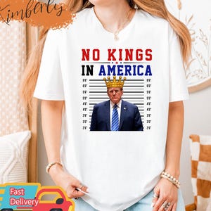No Kings In America Shirt, No Kings Shirt, No Kings Day Protest Shirt, Anti Fascism Shirt, Political Shirt, Resist Tee, Social Justice Shirt