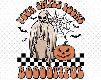 Your Smile Looks Bootiful Png, Alloween Dental Png, Spooky Dentist Png ...