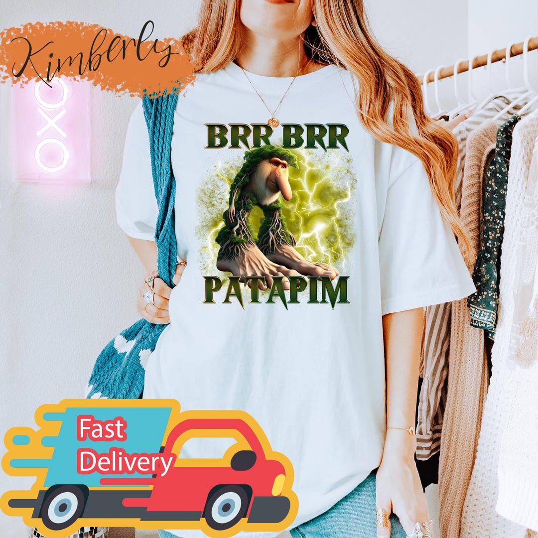 Patapim Tree Brr-brr-patapim Shirt, Italian Brainrot Shirt, Brr Brr Catapim Shirt ...