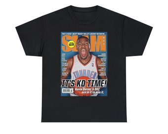 Kevin Durant It's KD Time Thunder Slam Cover T-Shirt NBA