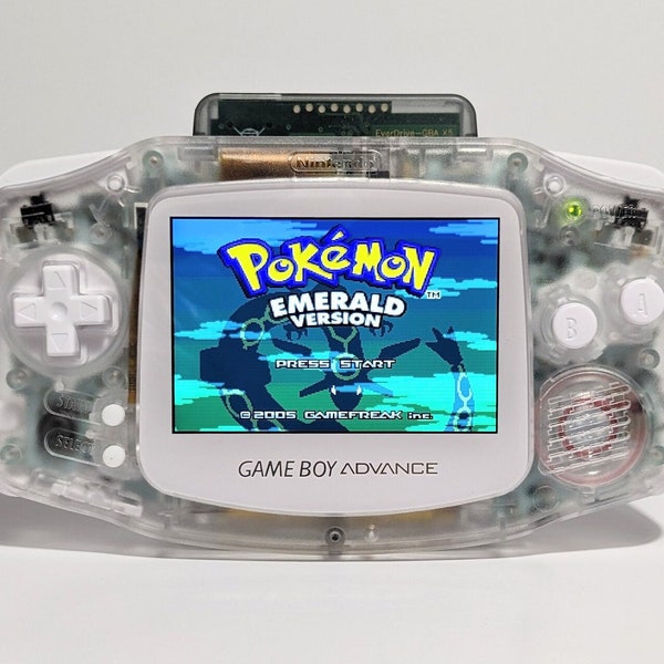 Ships Tomorrow! Gameboy Advance (GBA) 3.0 Inch IPS Backlit LCD Mod. New Speaker. Battery upgrade option Clear White Pre-Built