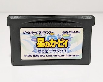 Authentieke Kirby Gameboy Advance GBA-game. Nieuwe batterij. Schoongemaakt, getest. Gratis verzending als add-on. OEM. Officieel. Japanse import