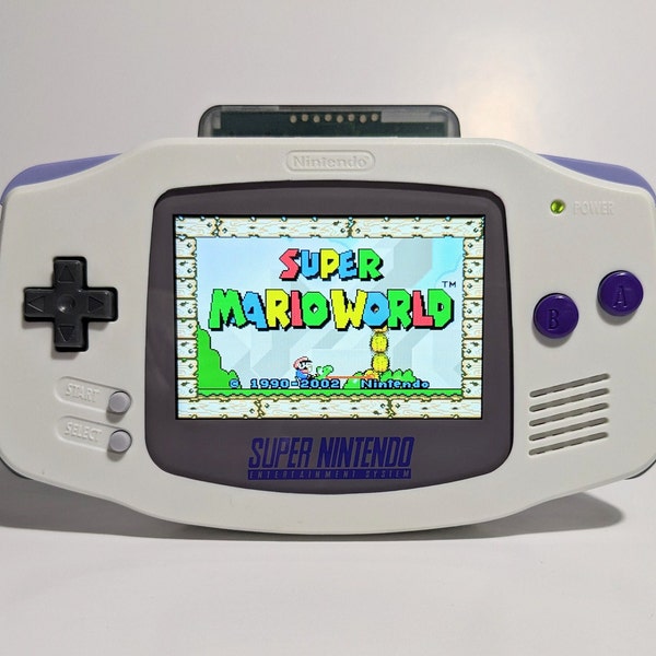 Ships Tomorrow! Gameboy Advance (GBA) 3.0 IPS Backlit LCD Mod. New Speaker. snes. Ships from Canada. Pre-Built