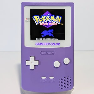 Ships tomorrow! Gameboy Color IPS Backlit LCD Mod. New Speaker. Purple Violet White. Canadian Made. (gbc)