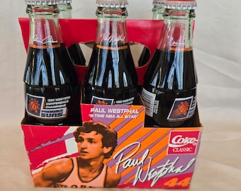 1993 Phoenix Suns Coca Cola Six Pack Sealed Paul Wetphal, Connie