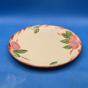 Vintage Apple Plate, Fransiscan 12-Inch Serving Dish with Charming Motif