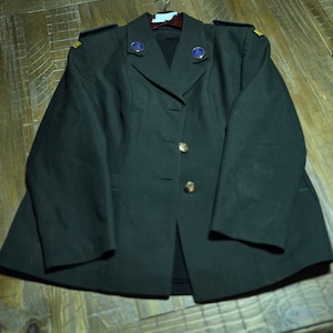 Vintage Belgium Military Uniform with Insignia & Pants | Army Dress Set | Collectible European Military Outfit | Historical Clothing