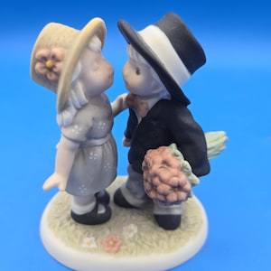 Enesco 2000 Bahmer Studios Figurine, Elegant &quot;Thanks To You I Have Found Love&quot; Sculpture, Perfect Romantic Gift