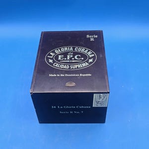 Vintage Wooden La Gloria Cubana Cigar Box – Empty Collectible Calidad Suprema Humidor Box