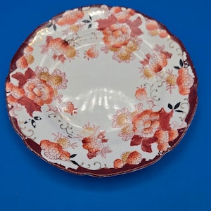 Antique Hand-Painted Japanese Plate | Circa 1920 Porcelain Art | Floral Asian Decor | Collectible Nippon Era Dish | Japan Export Mark