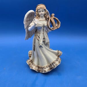 Vintage Shelly Rasche Angel Figurine 2005, Handcrafted Porcelain Collectible, Home Decor Accent, Gift for Angel Collectors