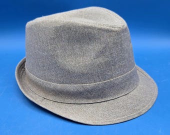 Vintage Fedora Hat, Perry Ellis Felt Dress Hat in Classic Style