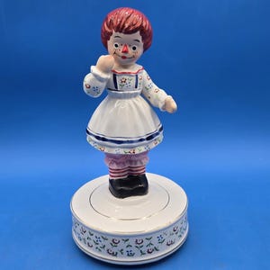 Raggedy Ann Doll With Music Box - Etsy Raggedy Ann Doll With Music Box - Etsy