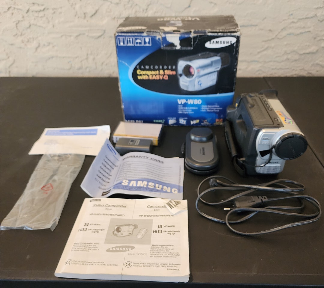 Samsung VPW80 Hi8 Pal Camcorder Etsy Australia