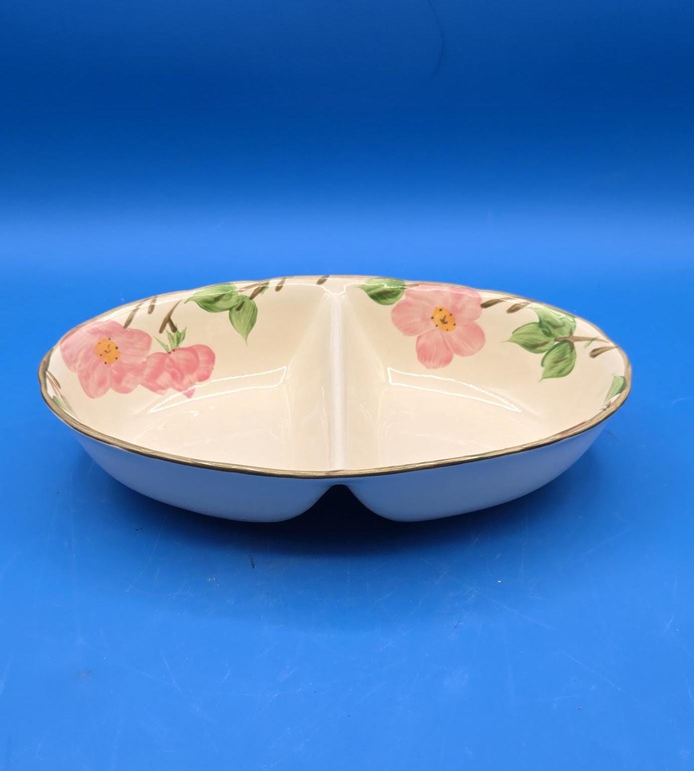 Franciscan Desert Rose Divided Vegetable Dish 10 3/4