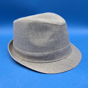 Vintage Perry Ellis Men&#39;s Fedora Hat, Classic Stylish Felt Hat for Formal Wear, Unique Mens Fashion Gift New With Tags