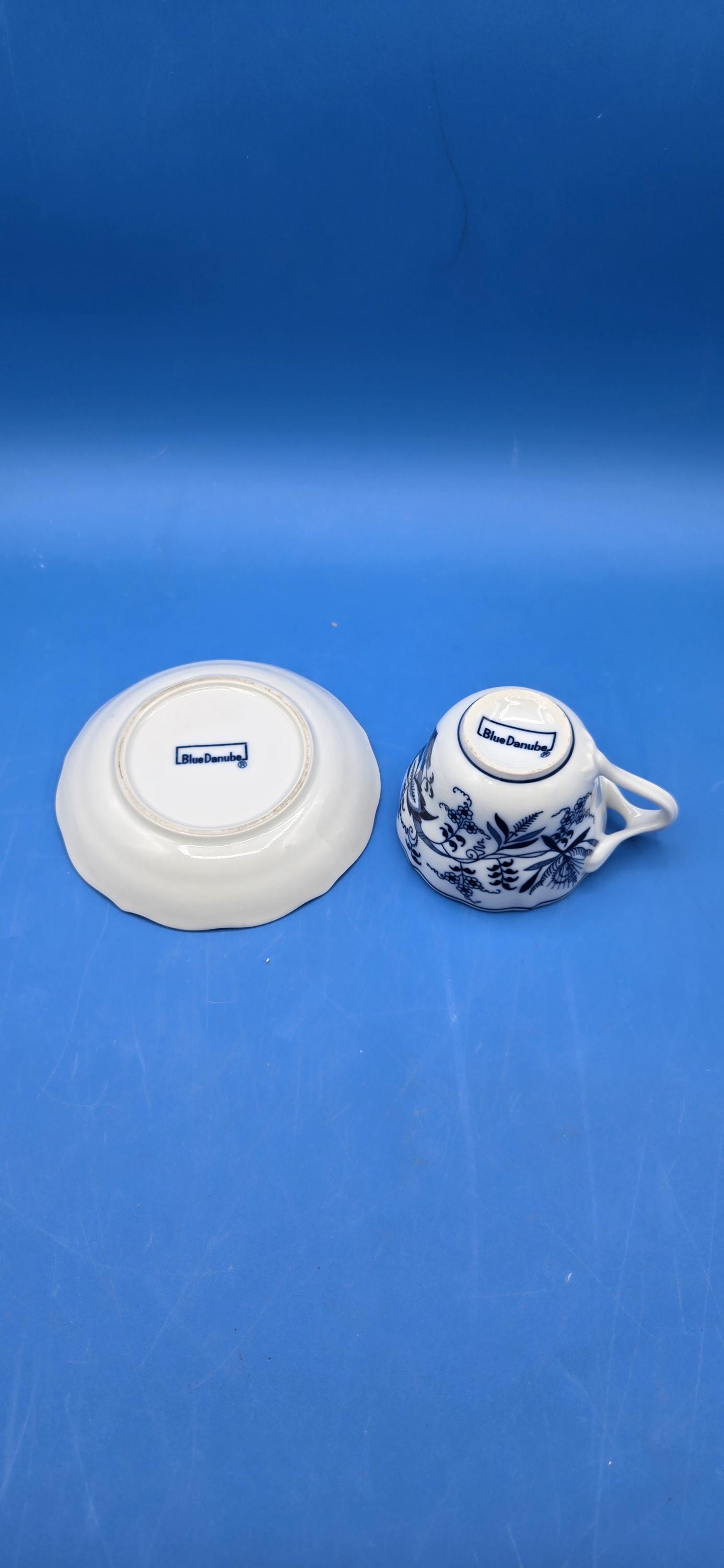 Vintage Blue Danube Japan China Tea Cup and Saucer Set of 12 - Etsy