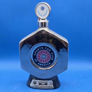 Vintage Jim Beam Bottle Rare 1976 SCCA Sports Car Club Collectible Decanter Gift