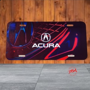 Acura license plate