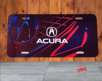Acura license plate